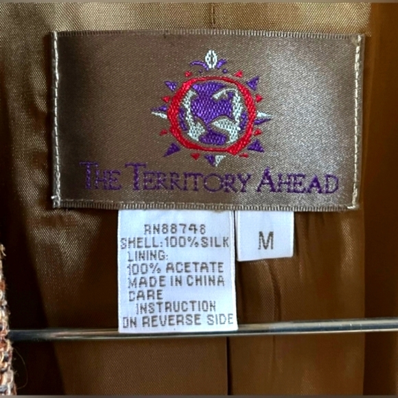 Territory Ahead Silk Blazer Sportcoat Jacket - Picture 4 of 10